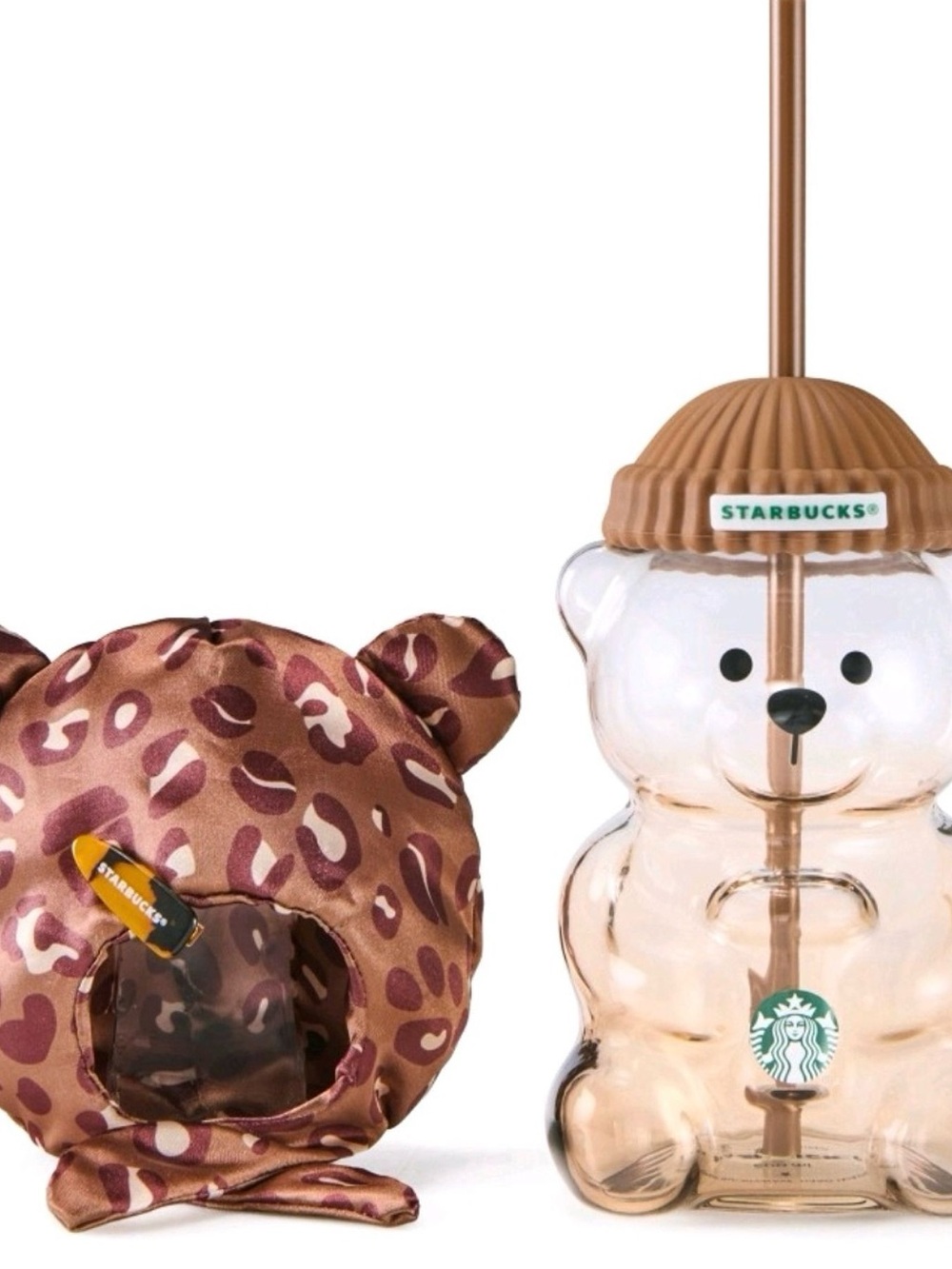 Starbucks Brown bearista Straw Cup